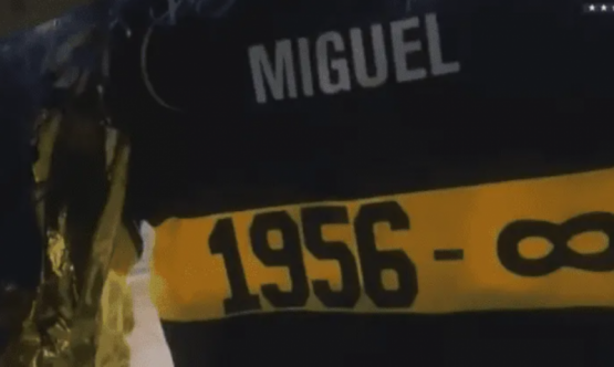 La camiseta que voló desde La Bombonera hasta Uruguay