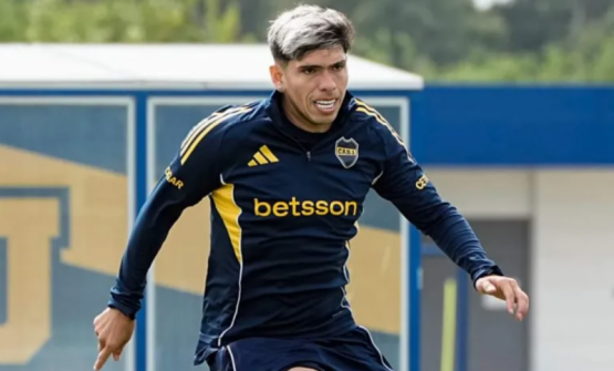 Palacios acelera su recuperación en Boca y podría volver pronto